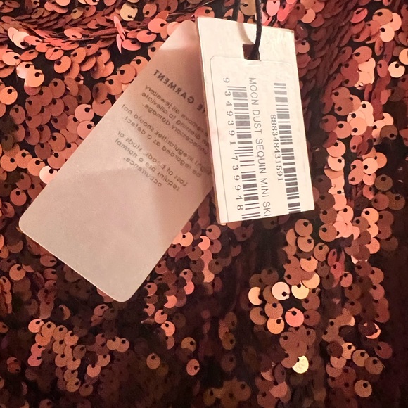 NWT MINKPINK Moon Dust Sequin Mini - Picture 6 of 6